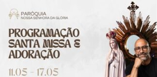 Programação da Santa Missa | 11 a 17 de maio de 2026